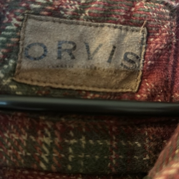 Orvis thick button down flannel size medium - Picture 3 of 7